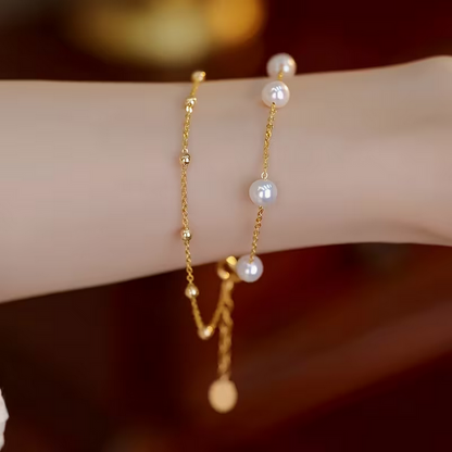 Pulsera Brillo del Mar | Perla