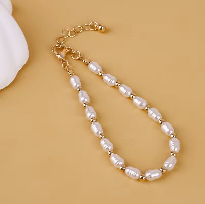 Pulsera Seda | Perla