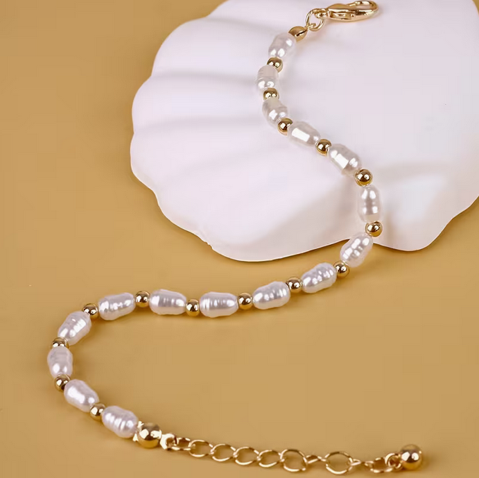 Pulsera Seda | Perla